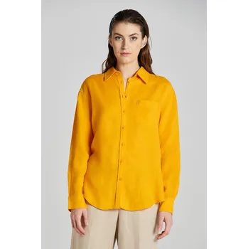 Dámská košile KOŠILE GANT REL LINEN SHIRT MEDAL YELLOW