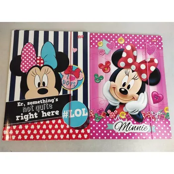 Archivační box Desky tříklopé MINNIE A4 na spisy výkresy s gumou