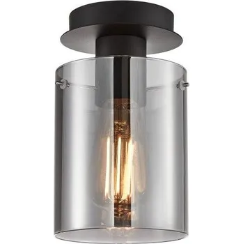 ITALUX SPL-5581-1SC-BK-SG Sardo stropní svítidlo 1xE27 D130mm černá, šedá