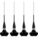 AZzardo AZ0885 DECOline Tasos 4 BLACK stropní závěsné svítidlo 4xE14 25W IP20 černá