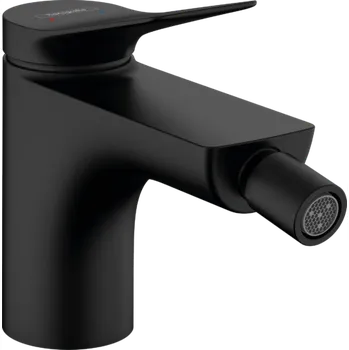 Hansgrohe Vivenis Páková bidetová baterie s odtokovou soupravou s táhlem, matná černá 75200670