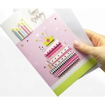 Přání - Všechno nejlepší, 3D samolepky dorty