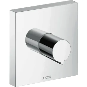 Vodovodní baterie AXOR ShowerSolutions Uzavírací ventil 120/120 s podomítkovou instalací, hranatá verze, chrom 10972000