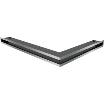 KRATKI 766 x 547 x 60 Luft levá nerez krbová mřížka