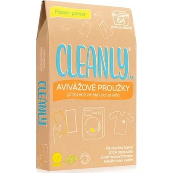 Prací prášek Cleanly Eco Flower Power avivážové pásky 64 ks