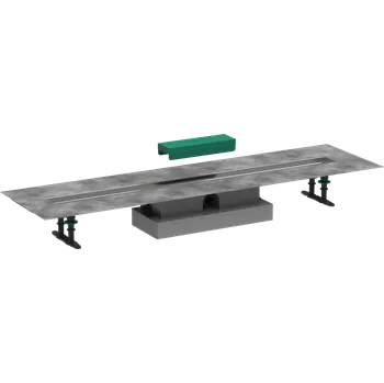 Hansgrohe uBox universal Úplná sada pro plochou instalaci - 1000 pro vrchní sady sprchových žlabů, 56020180