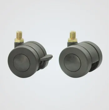 Nábytkové kování Dvojitá kolečka, se závitovým čepem JP-50BKT