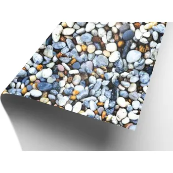 Barevný karton s potiskem Kamínky, formát B2 250gr/m2