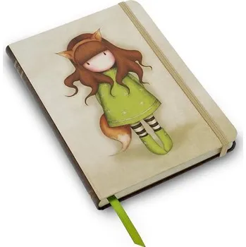 Blok Zápisník A5 linkovaný 192 stránek Santoro London - The Fox