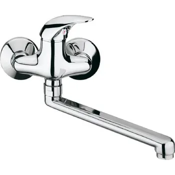 Vodovodní baterie Faris Panther - Dřezová baterie nástěnná, chrom 1080/10