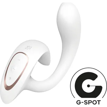 Vibrátor Satisfyer G pro Bohyně 1 - vibrátor na klitoris a bod G (bílý)