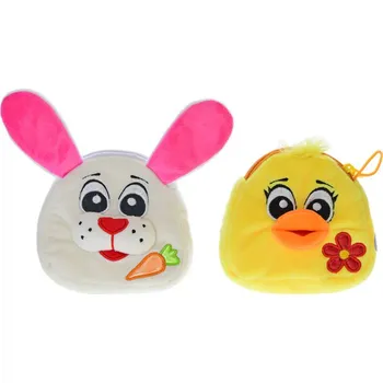 Peněženka Peněženka plyšové zvířátko 12x10cm 2druhy 0m+