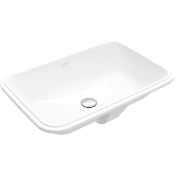 Umyvadlo Villeroy & Boch ARCHITECTURA - Zápustné umyvadlo 570x370 mm, s přepadem, bílá Alpin CeramicPlus 5A7760R1