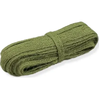 Stuha Jutová stuha khaki - 10 m