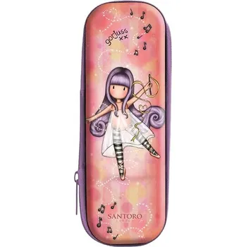 Penál Plechový penál na zip Santoro London - Little Dancer, 19 x 7 x 3cm
