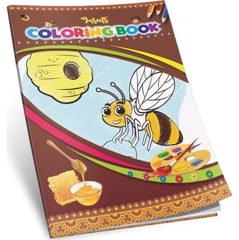 omalovánky Omalovánky A4/8 listů, motiv hmyz, ofsetový papír 100g/m2