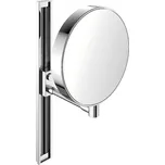 Emco Cosmetic mirrors Prime - Holící a kosmetické nástěnné neosvětlené zrcadlo, 3 a 7 násobné zvětšování, chrom 109500115