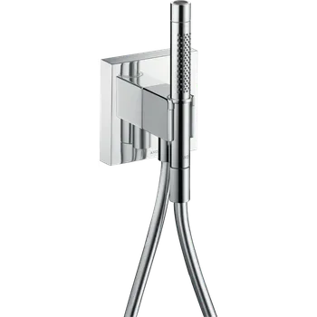 Sprchový set AXOR Starck Jednotka s držákem 120/120, s tyčovou ruční sprchou 2jet a sprchovou hadicí, chrom 12626000