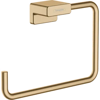 Hansgrohe AddStoris Kruh na ručník, kartáčovaný bronz 41754140