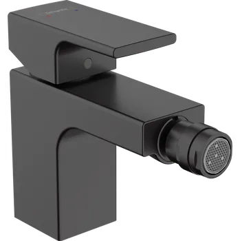 Hansgrohe Vernis Shape Bidetová baterie s výpustí, matná černá, 71219670