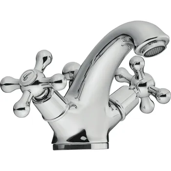 Vodovodní baterie Faris Liberty - Umyvadlová baterie stojánková s odtokovou garniturou, bronz 022.18