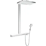 Hansgrohe Rainmaker Select Showerpipe 460 2jet EcoSmart s termostatem, bílá/chrom 27028400