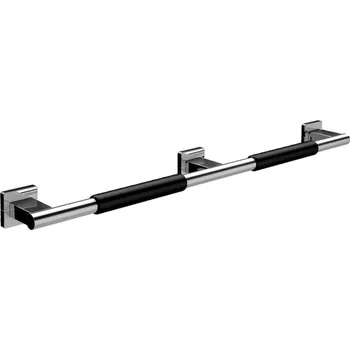 Madlo do koupelny Emco System 2 - Madlo k vaně 865 mm, černá-chrom 357021202