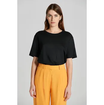 TRIČKO GANT LINEN SS T-SHIRT BLACK