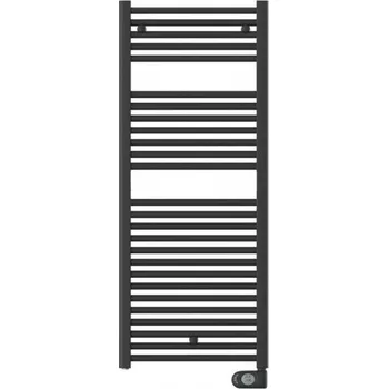 Radiátor Zehnder Puk - Radiátor 1500x600 mm, pro elektrický provoz, černá matná PUKBE-150-60/MQ