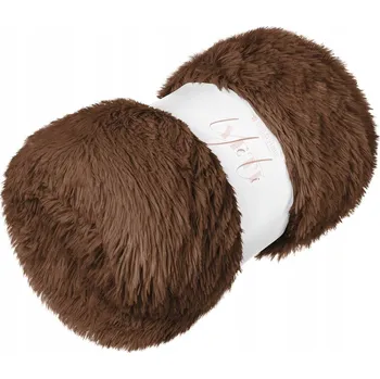 Prostěradlo Přehoz Spod Igły i Nitki polyester 150 cm x 200 cm hnědý