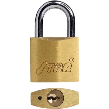 Visací zámek zámek visací STAR 20HS/40mm Ms 3kl.