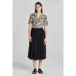 SUKNĚ GANT SEERSUCKER STRIPED PULL ON SKIRT BLACK