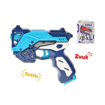 Vesmírná pistole 17cm na baterie se světlem a zvukem
