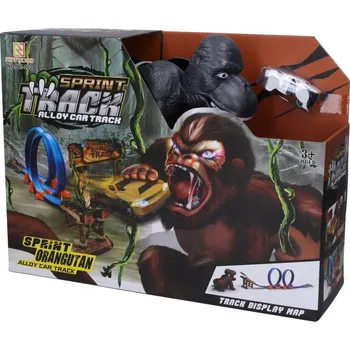 autíčko Vystřelovací dráha Orangutan 165 cm 1 auto