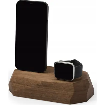 Dvojitá dokovací stanice - Combo Dock - Ořech - 1 x Lightning