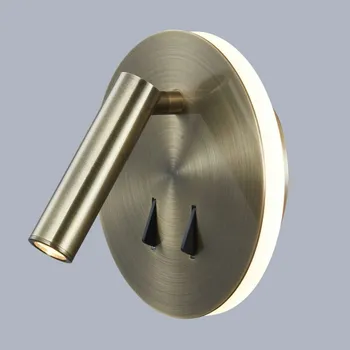 Lampička SP.7348-02A-ANT-B ITALUX Nemo moderní lampička 9W LED bílé světlo (3200K) IP20