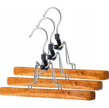 Věšák Šatní ramínko dřevěný Kadax béžové odstíny