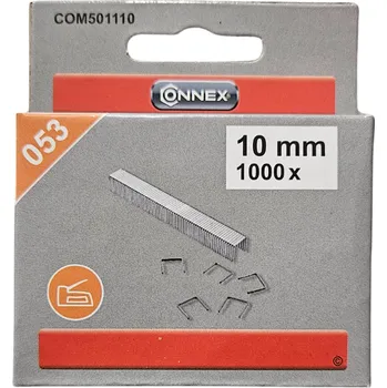 Průmyslová sponka Connex Spony 10mm do sponkovačky v balení 1000ks typ 53