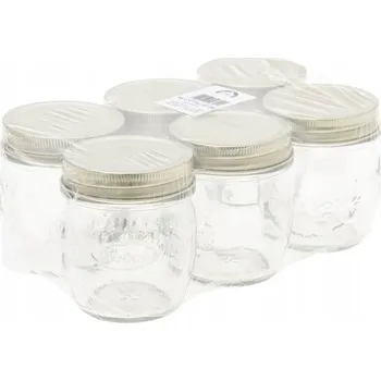 Sklenice Sklenice TO-250/70 6 Ks. se zlatým víčkem/BA7596