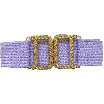 Opasek Dámský pružný elastický pásek na šaty Verena Fialový