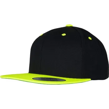Kšiltovka Čepice kšiltovka Snapback, FLEXFIT Yupoong baseballová, žluto-černá