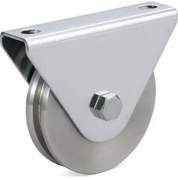 Nábytkové kování Rolna vysokozátěžová, nerezová JS300-75V