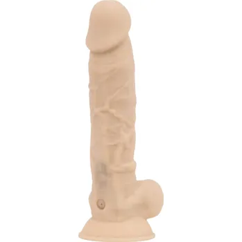 Vibrátor Real Fantasy Conrad – přísavkový vibrátor – 20 cm (přírodní)
