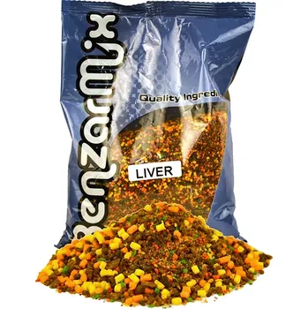 Návnadová surovina Benzar Mix PVA Bag mix 800g - Chili klobása