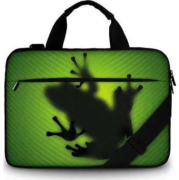 brašna na notebook Huado brašna přes rameno 15.6" Žába na listu
