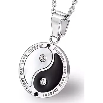 Přívěsek Impress Jewelry Přívěsek z chirurgické oceli Jin Jang Our Love Chirurgická ocel