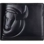 Bullcaptain elegantní kožená peněženka Petrus Černá