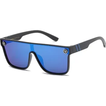 Sluneční brýle BIOHAZARD ploché zrcadlové sluneční brýle Modré