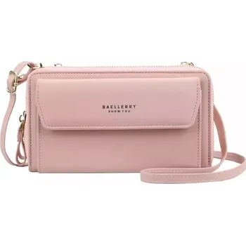 Peněženka Baellerry Dámská peněženka s popruhem Maddie Světle růžová