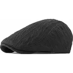 Pánská plochá čepice bekovka Caddice Černá